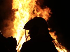 Dinas Damkar Bangka Selatan Bersihkan Material Longsor di Hutan Kota